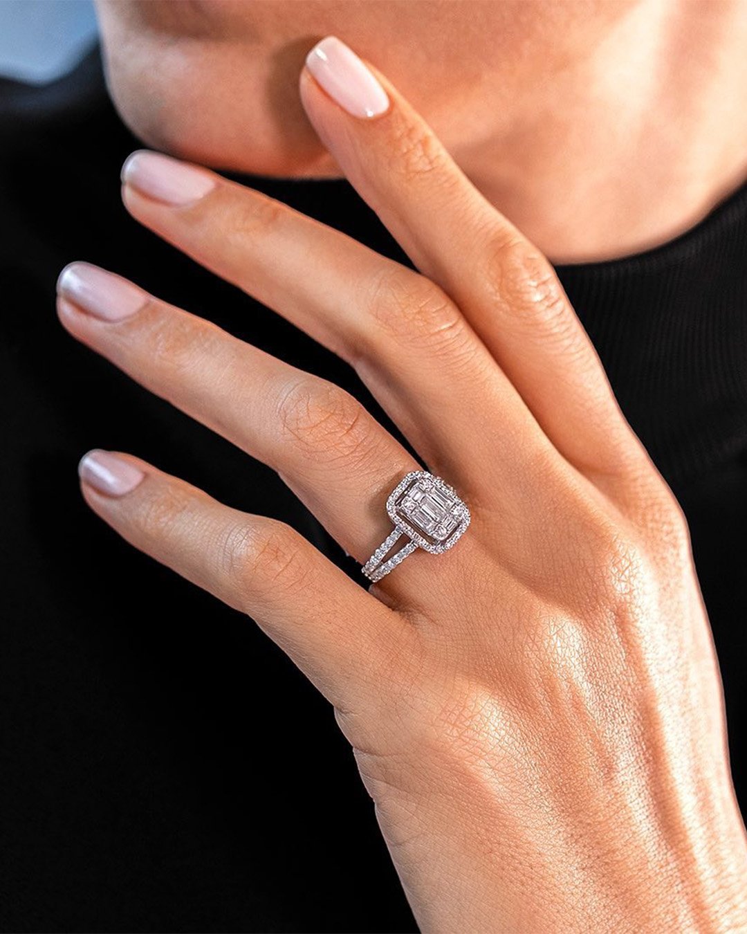 engagement ring designers halo engagement ring