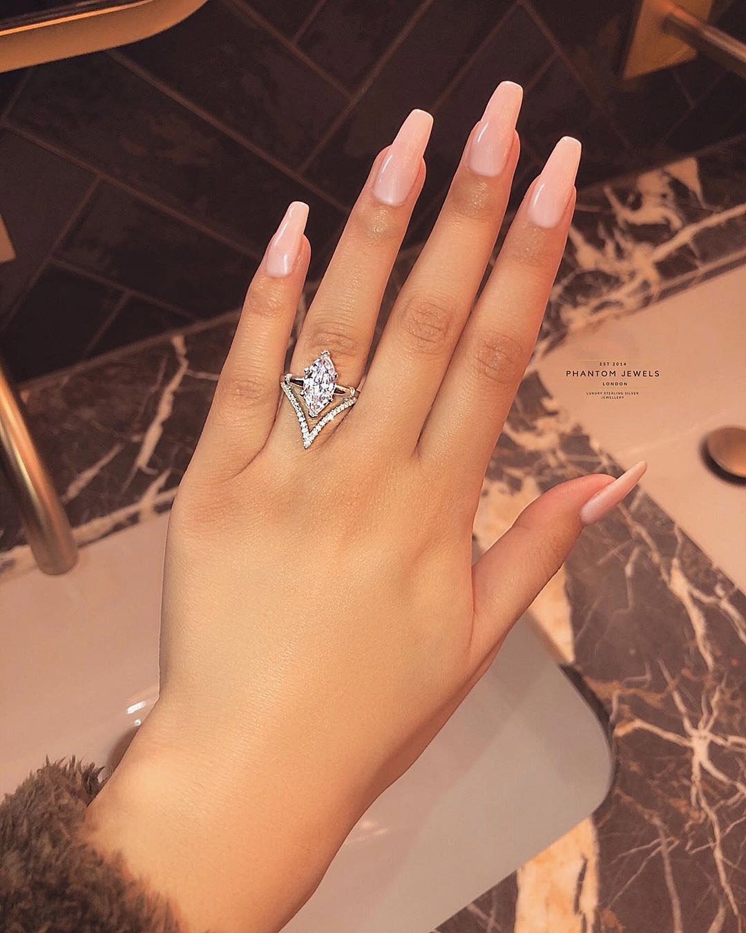 engagement ring shapes marquise cut wedding set gold