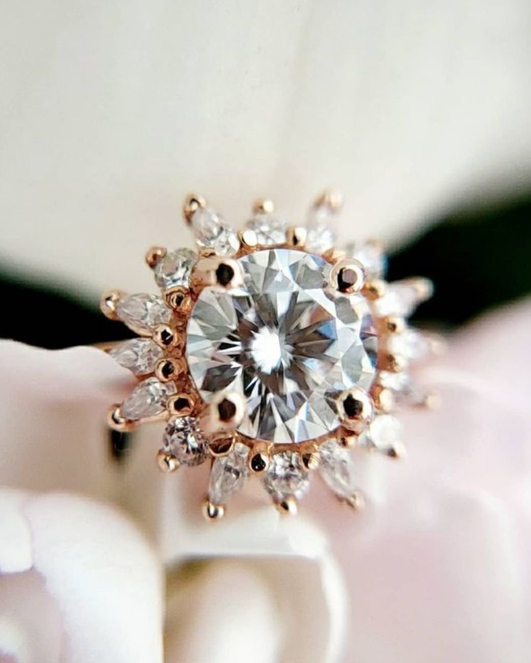 gold engagement rings rose gold rings1