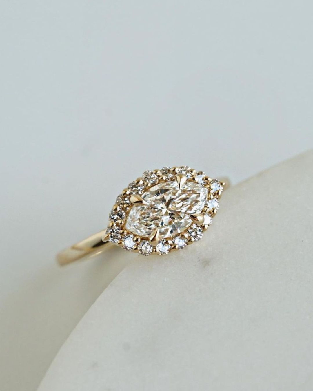 gold engagement rings simple diamond rings