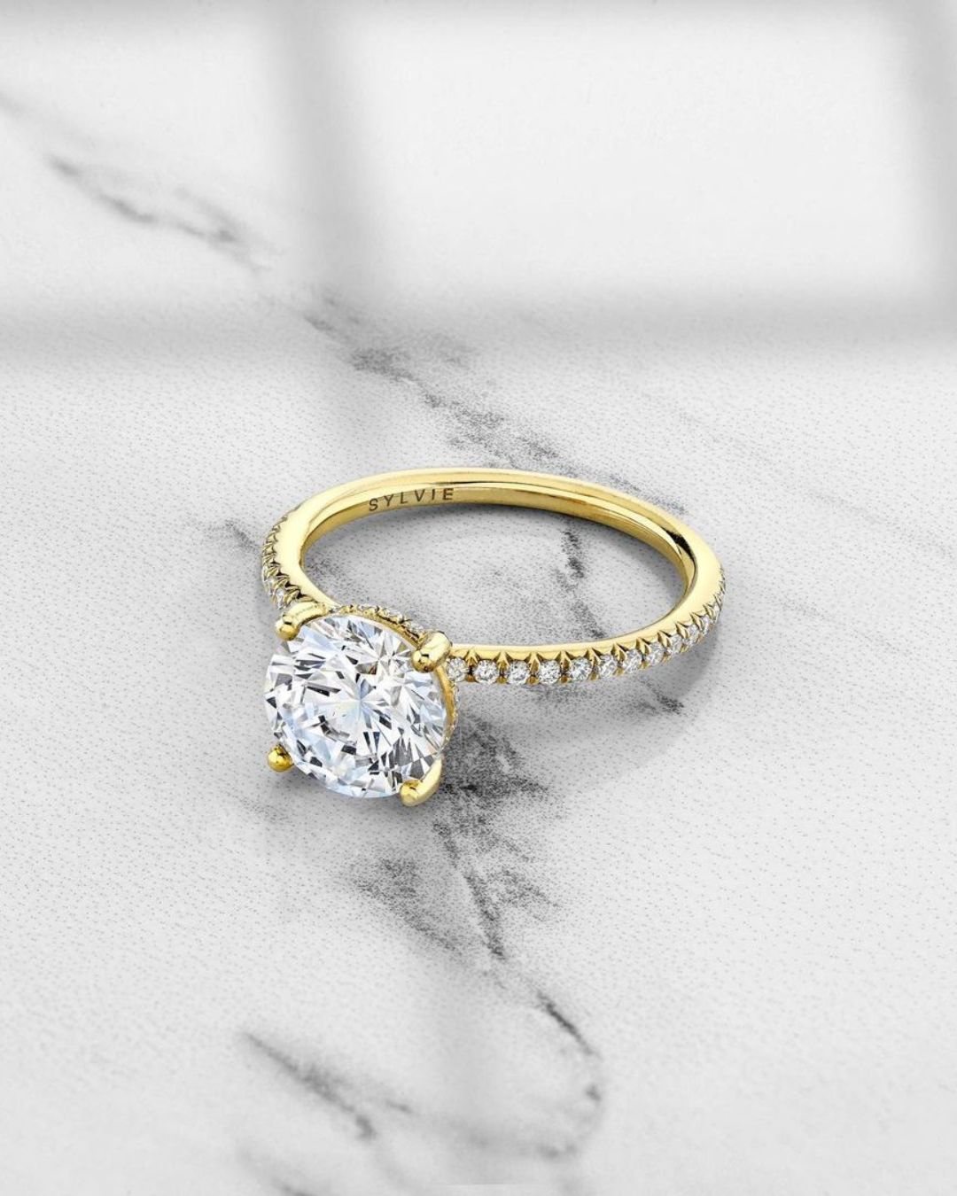gold engagement rings simple rings