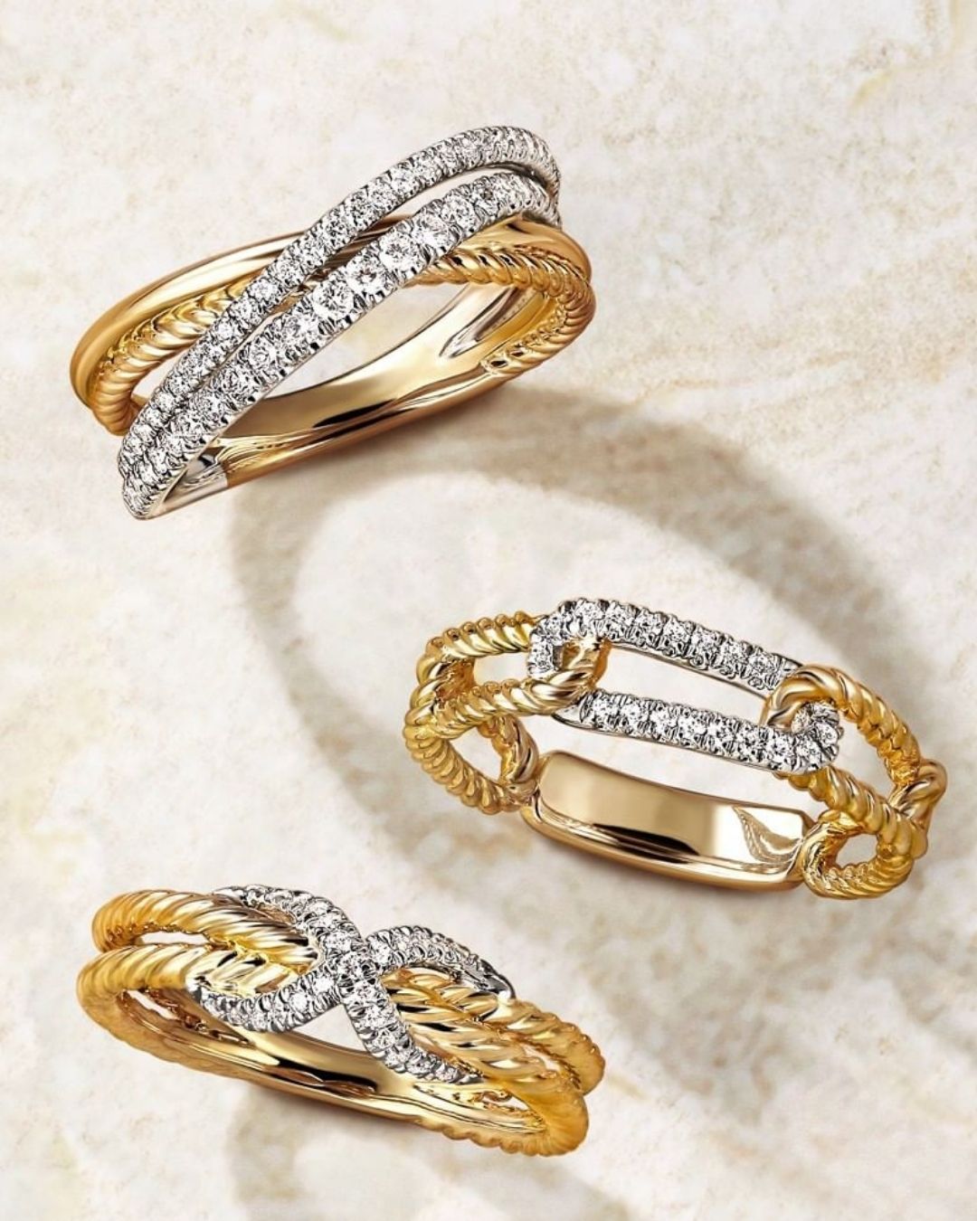 gold engagement rings stackable rings1