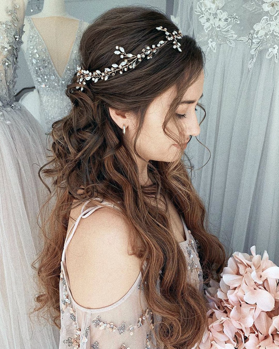 71 Perfect Half Up Half Down Wedding Hairstyles Wedding Forward