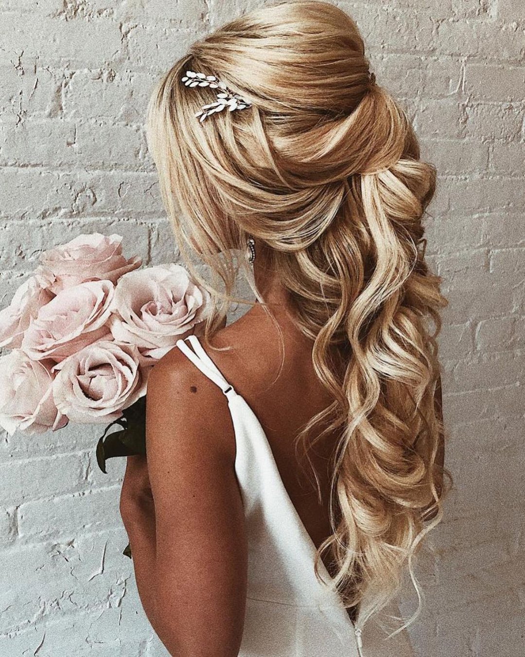 71 Perfect Half Up Half Down Wedding Hairstyles Wedding Forward