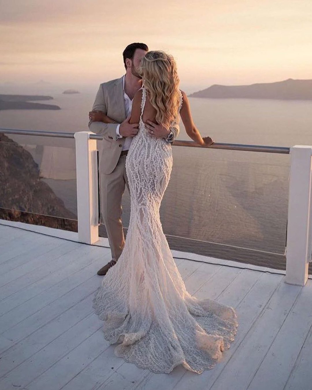 mermaid wedding dresses backless lace for beach sexy pallas couture