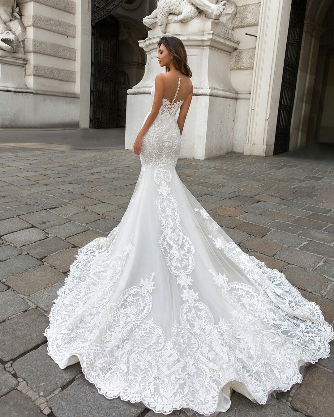 big mermaid wedding dresses