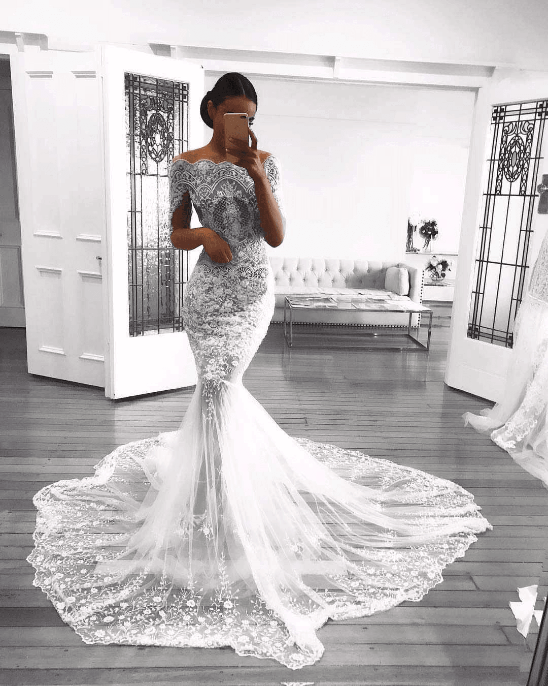 Unique Mermaid Wedding Dress