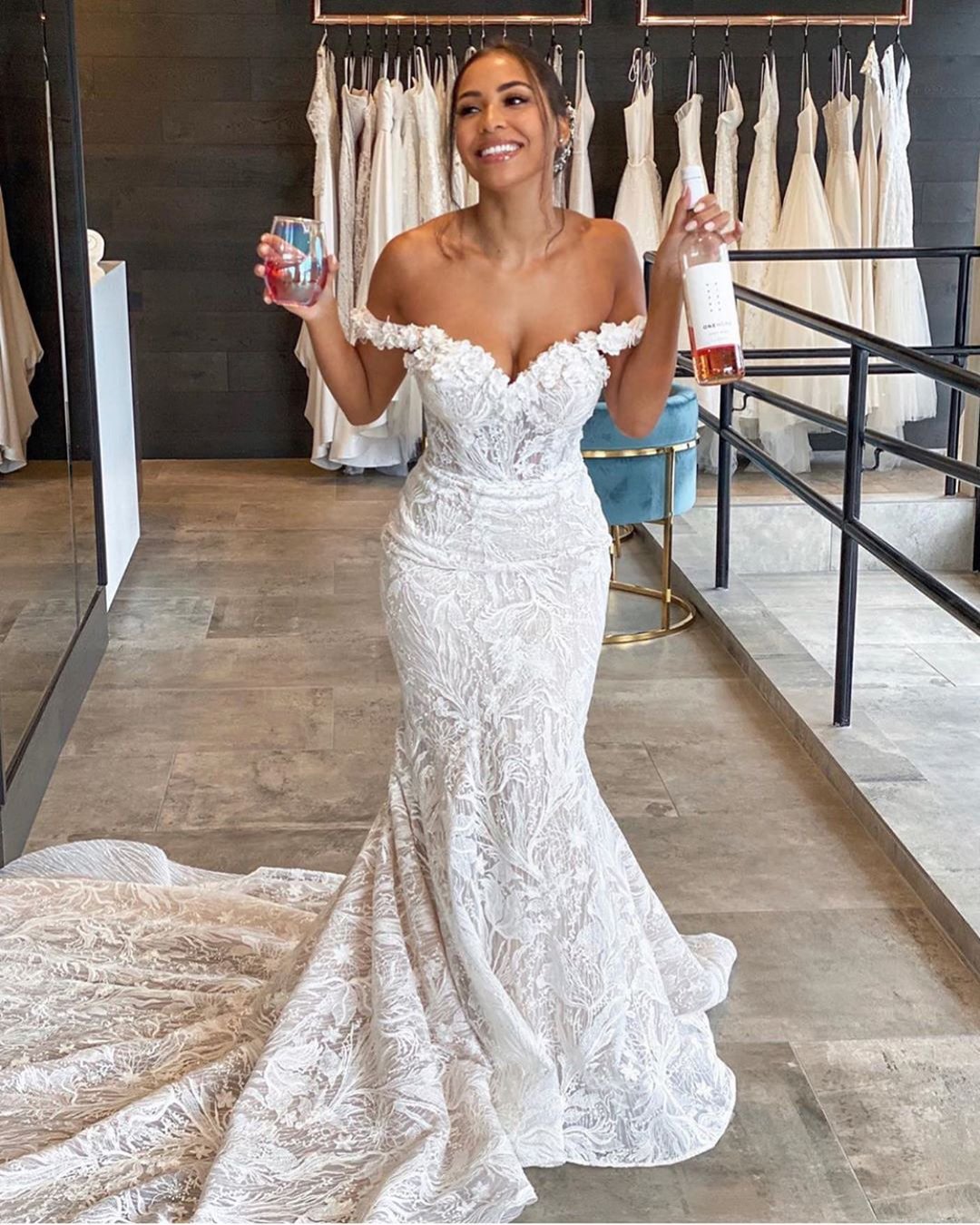 mermaid wedding dresses off the shoulder sweetheart sexy neckline lace enzoani