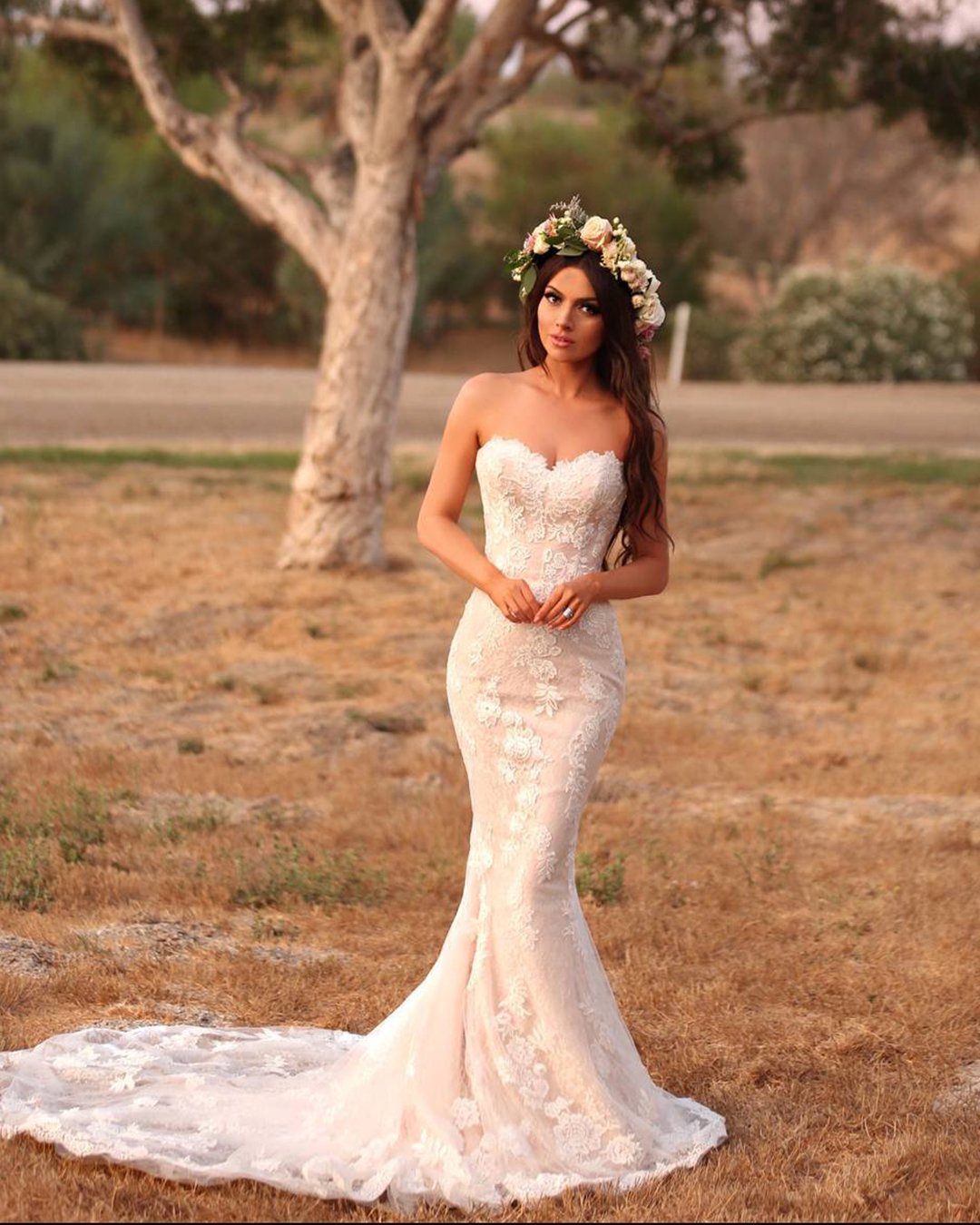 english wedding gowns mermaid style