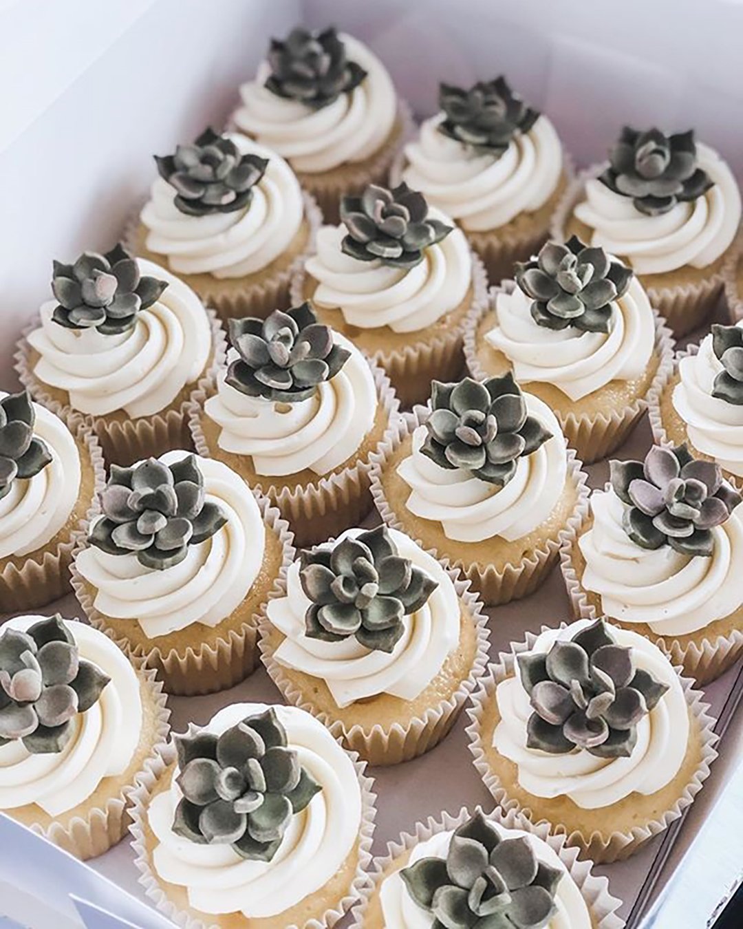 non traditional wedding dessert ideas pancake with succulent decor k sweetdesigns