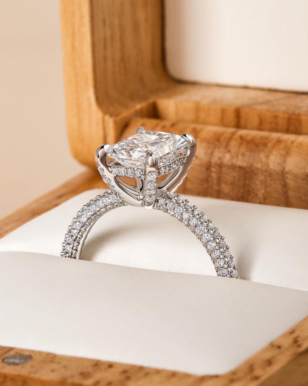 princess cut engagement rings solitaire ring