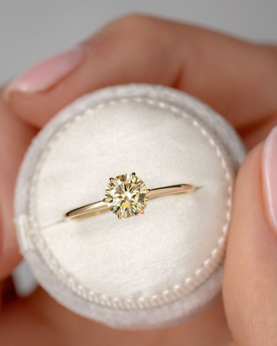 rose gold engagement rings simple rings