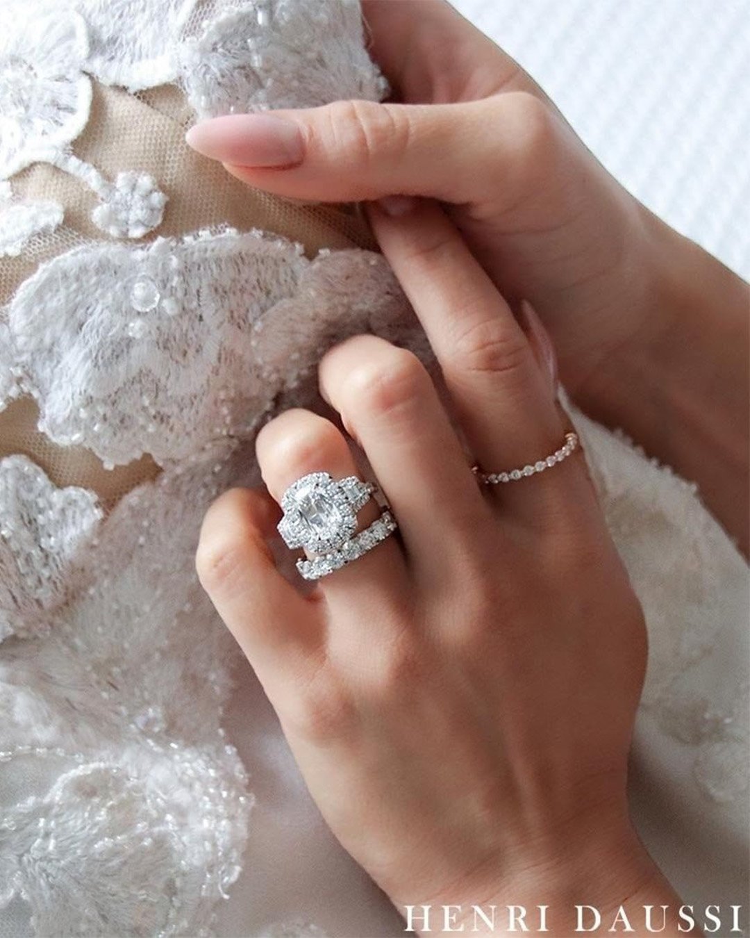 three stone engagement rings wedding ring sets