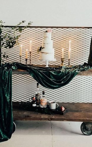 velvet wedding decor featured The Rowlands