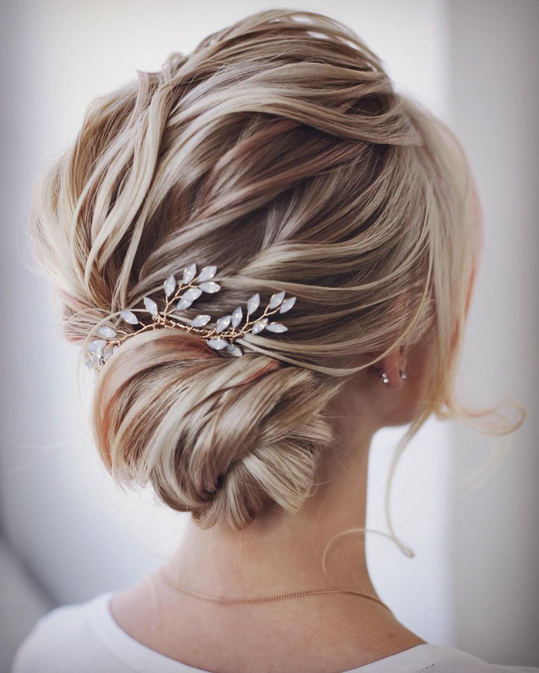 30 Lovely Wedding Bun Hairstyles Wedding Forward