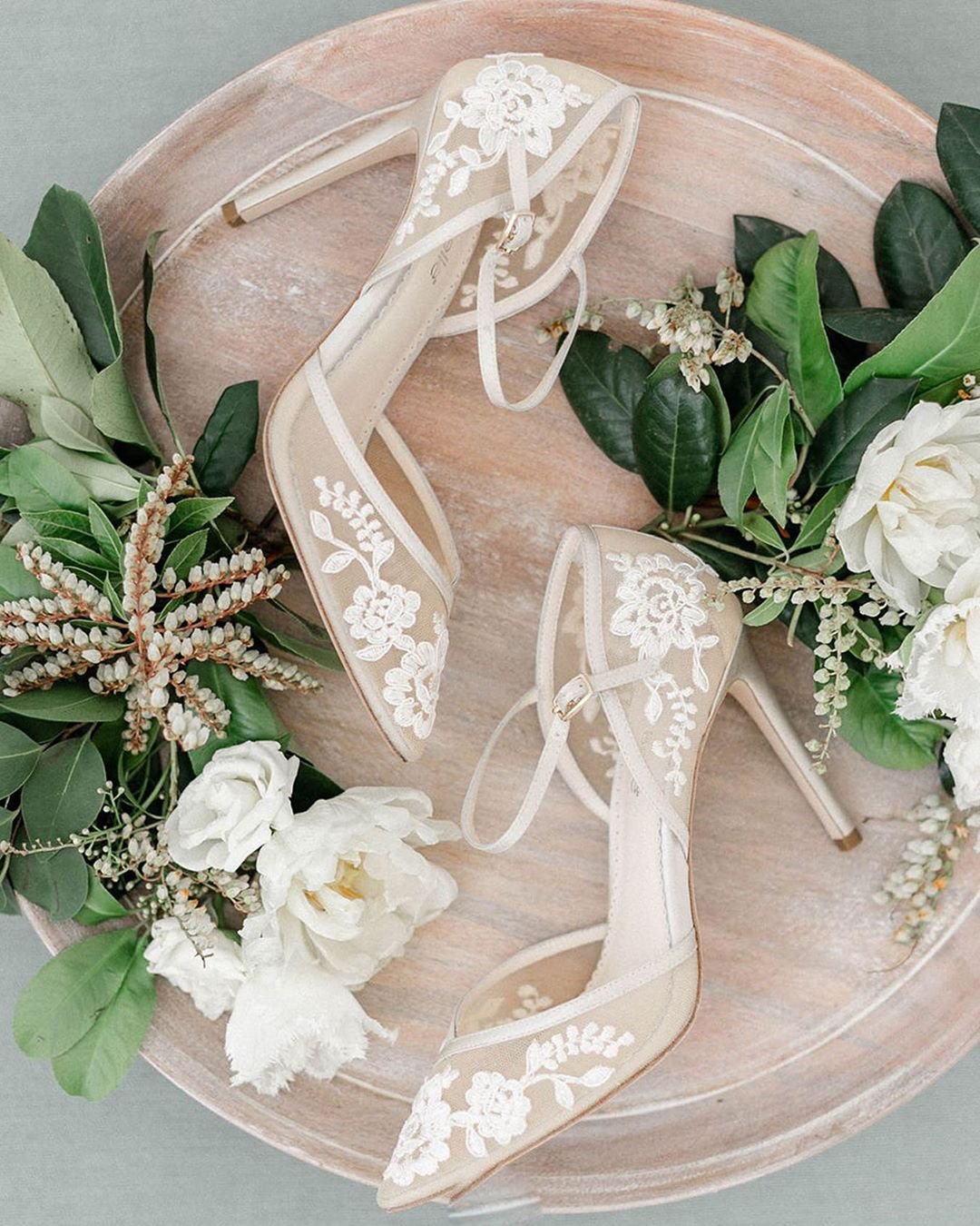 wedding shoes with heels lace comfortable bellabelleshoes