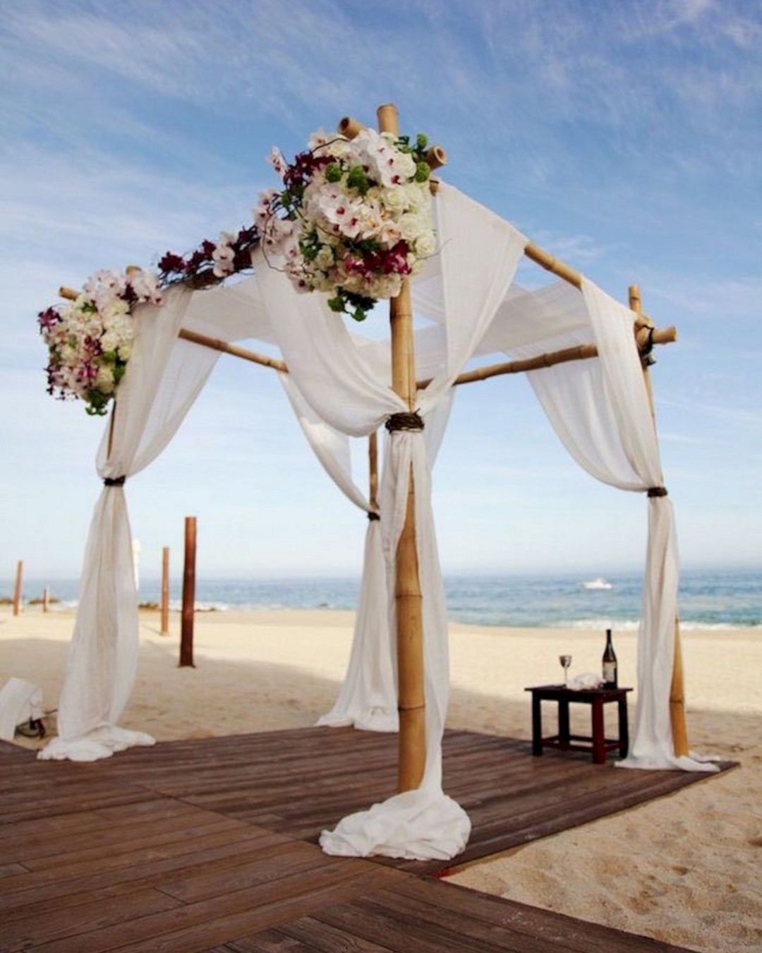 beach wedding decoration ideas chris plus lynn photography