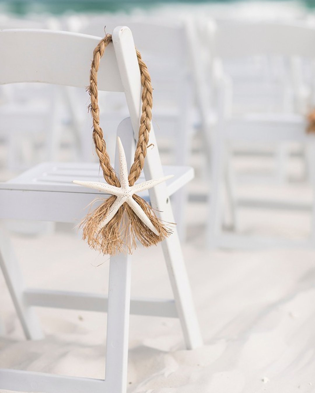 beach wedding decoration ideas starfish decor for chairs aislinn kate photography