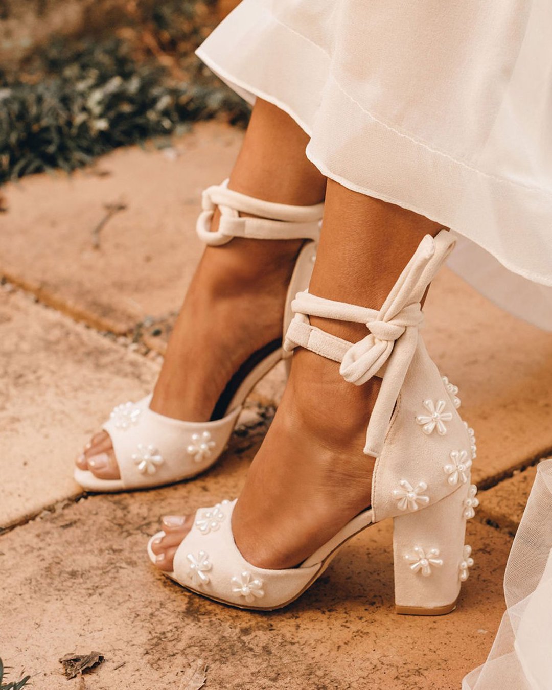 beach wedding shoes with low heels boho foreversoles