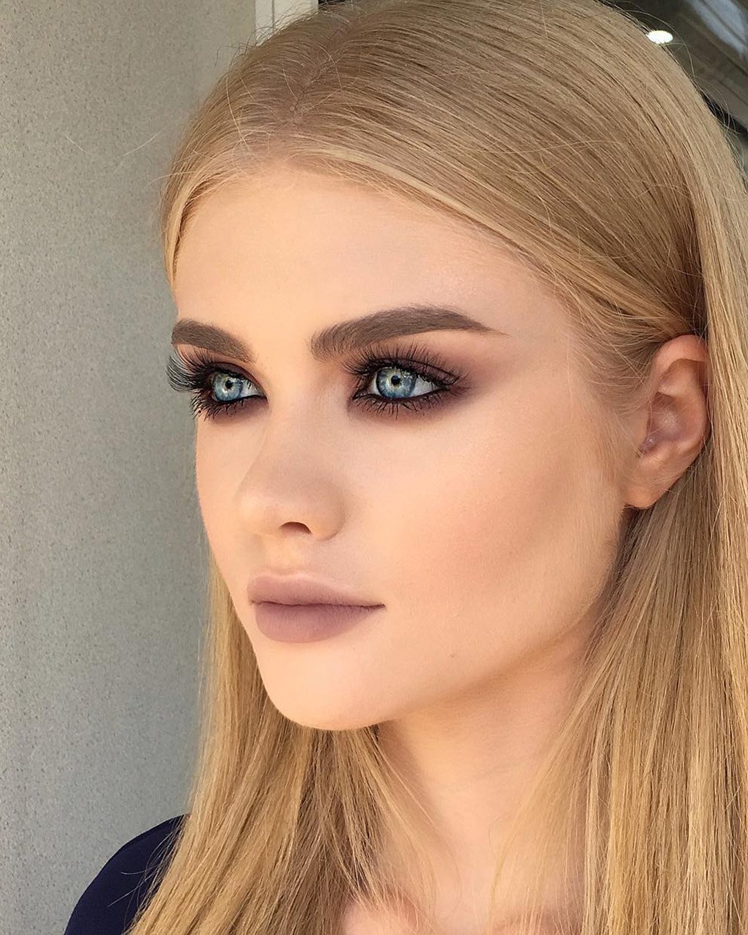 boho wedding makeup light matte smokey eyes piminova_valery