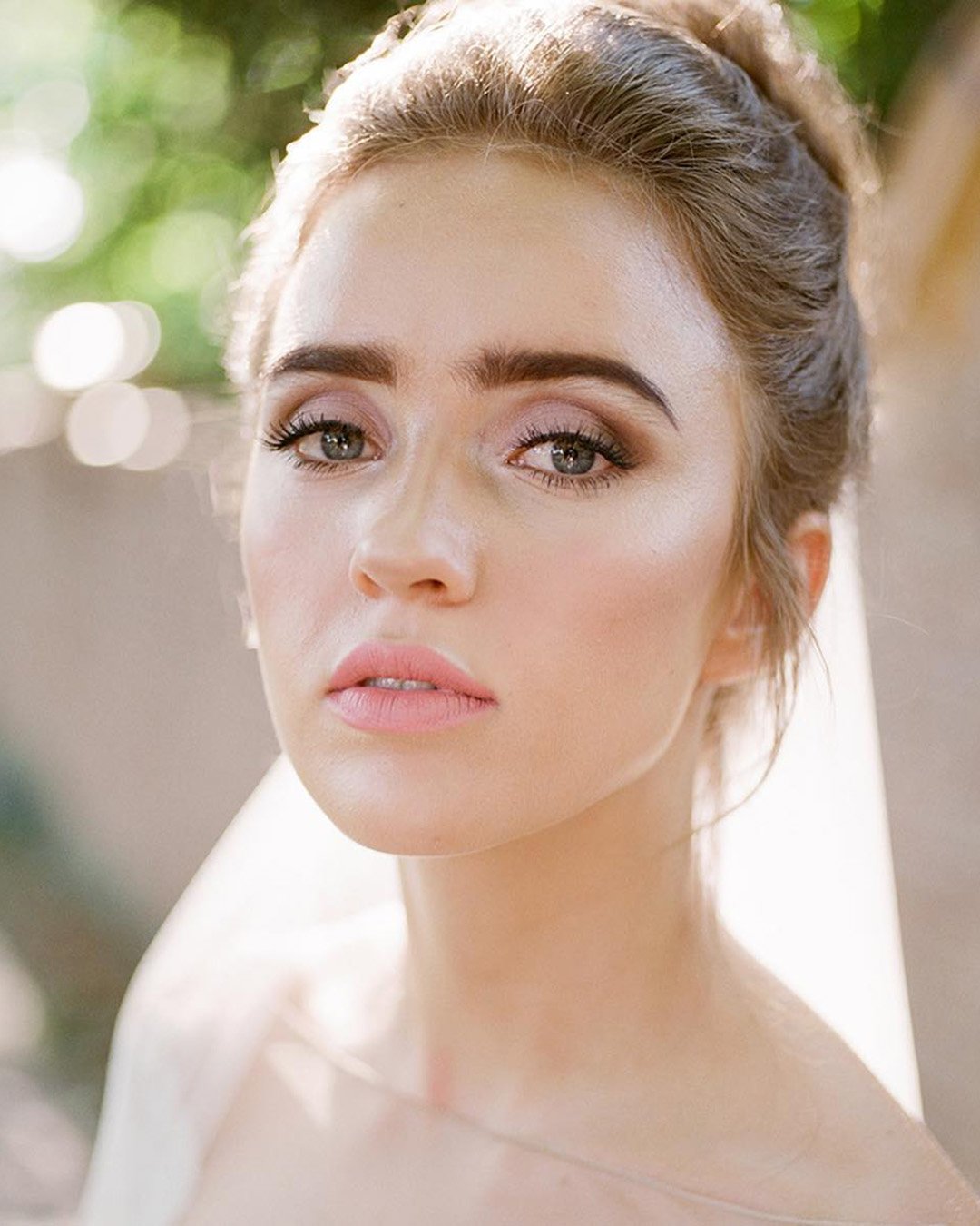 boho wedding makeup natural pink shades bridal beauty janelleingram