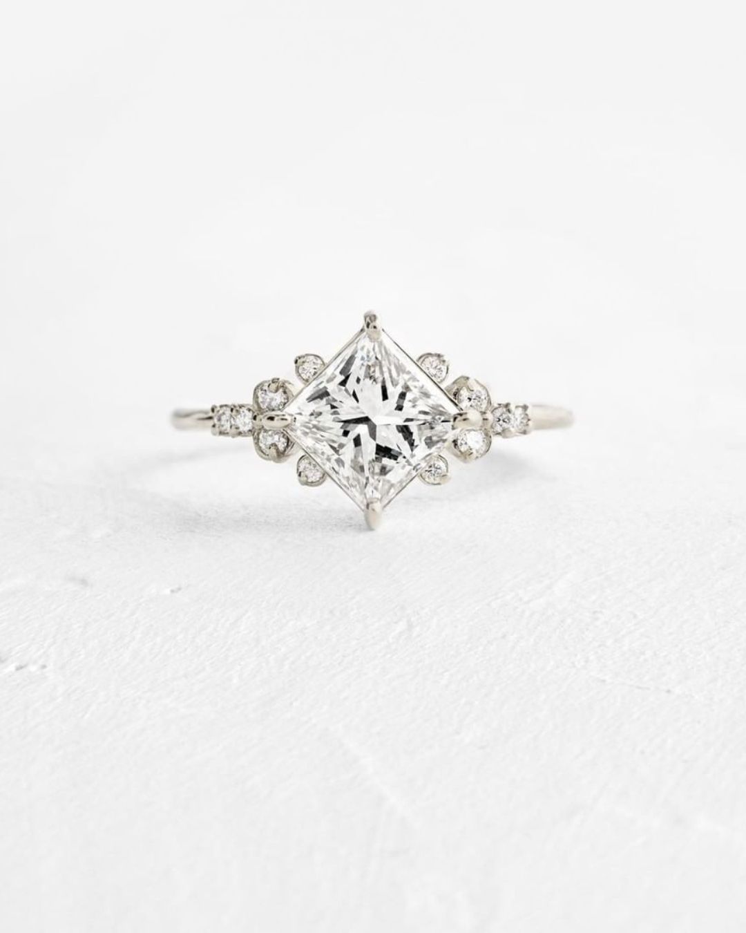 diamond engagement rings princess cut diamond rings1