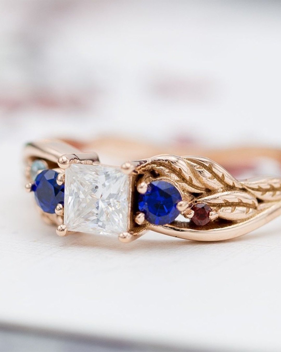diamond engagement rings princess cut ring sapphire