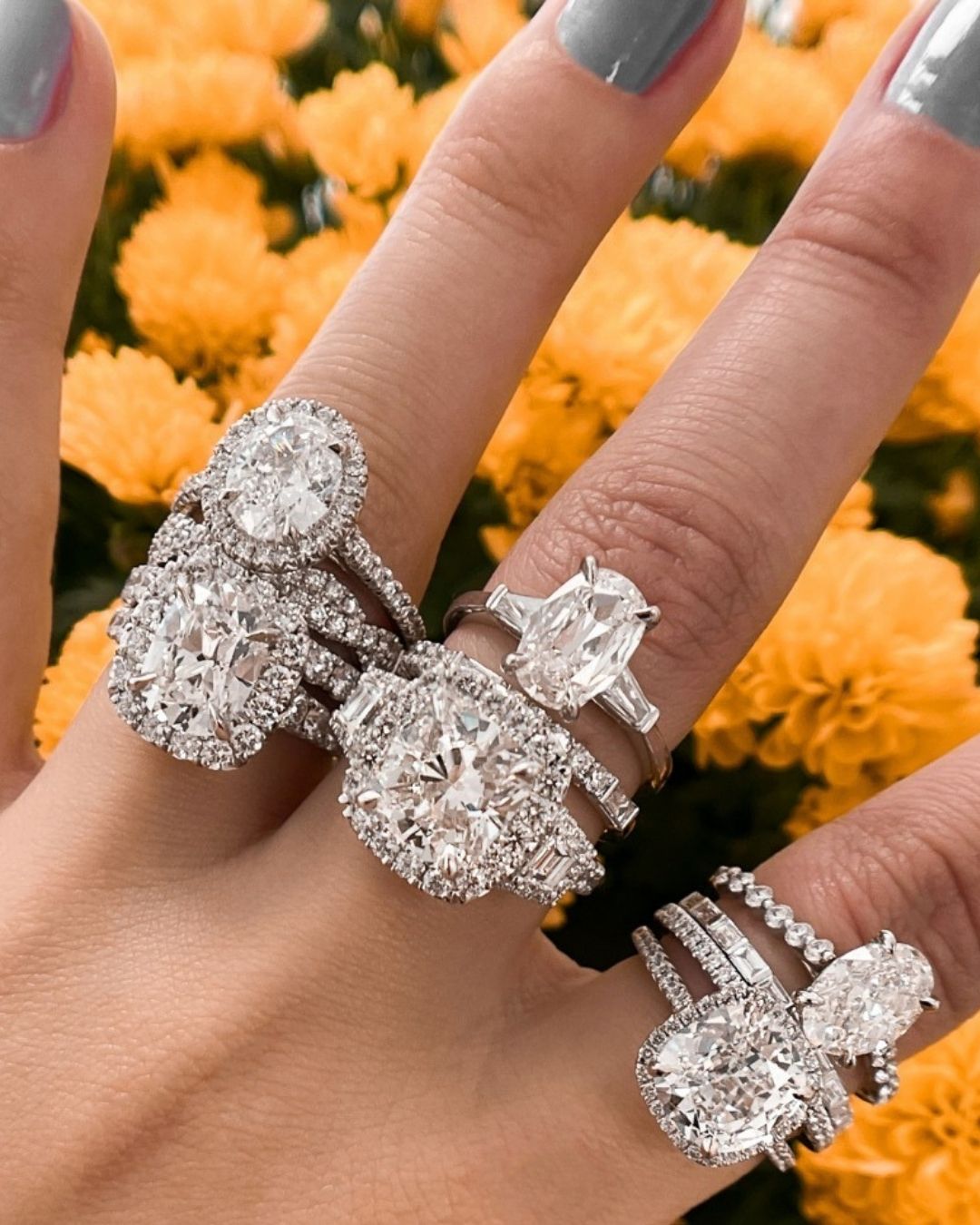 diamond engagement rings rings set1