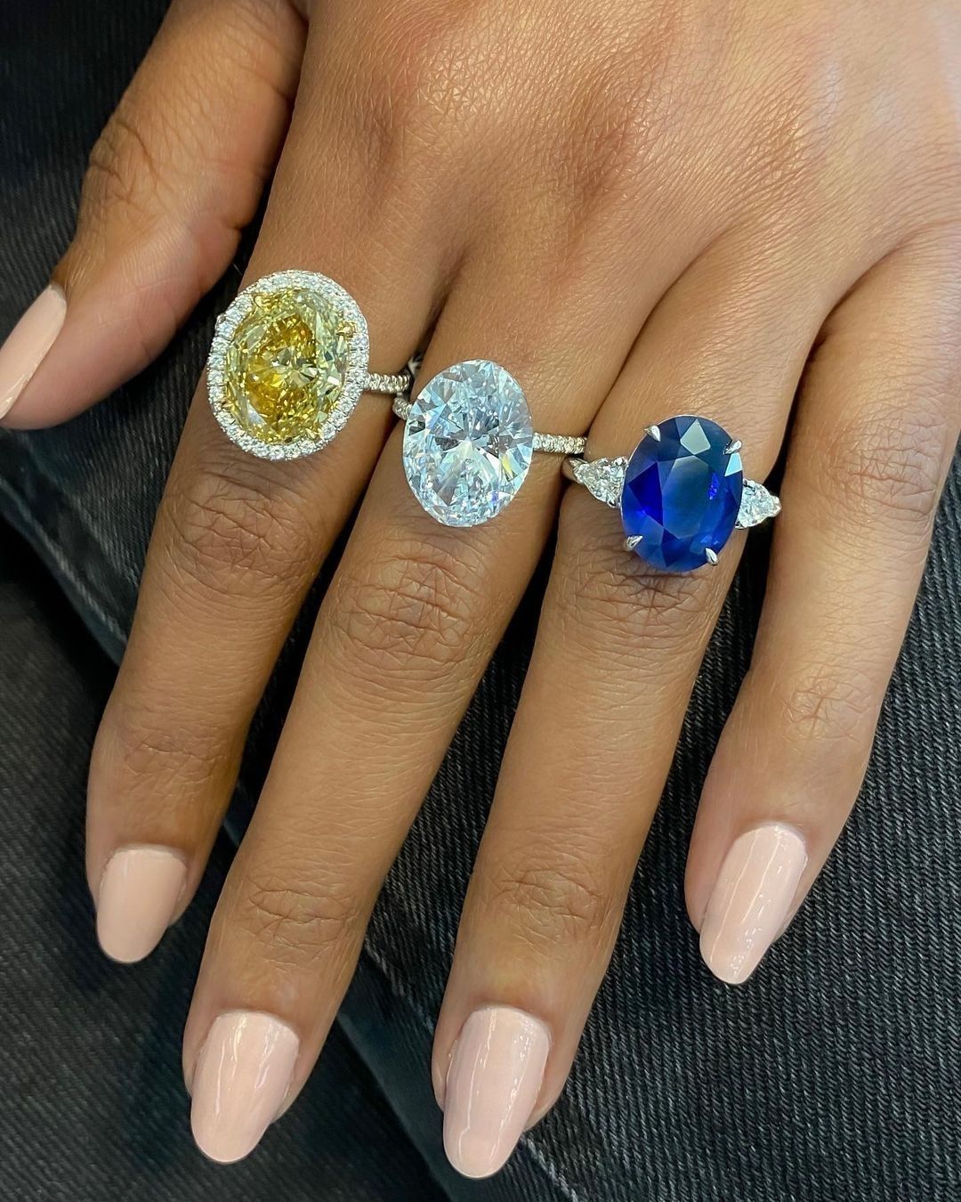 engagement rings for women oval center stone rings