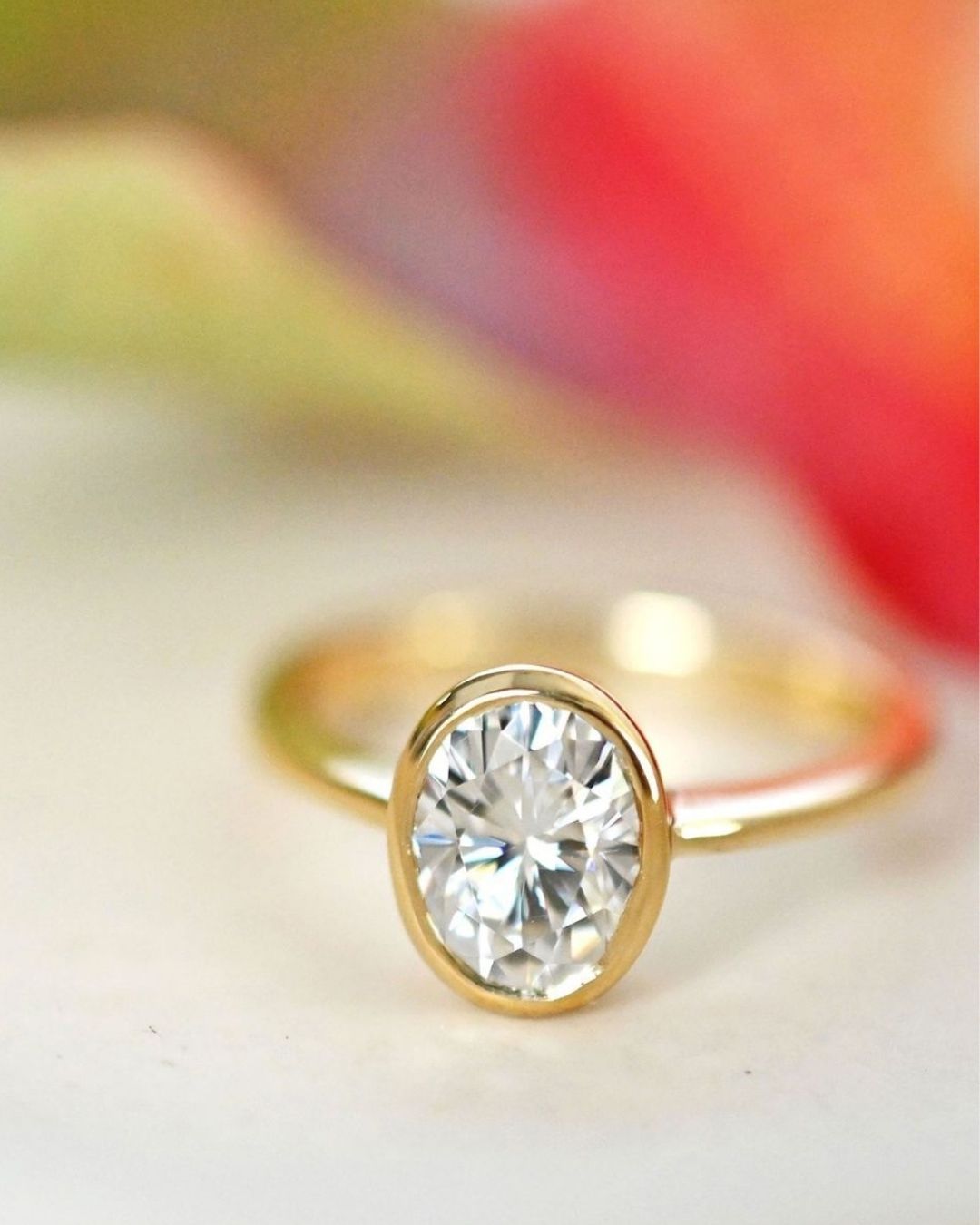 engagement rings for women oval center stone rings4