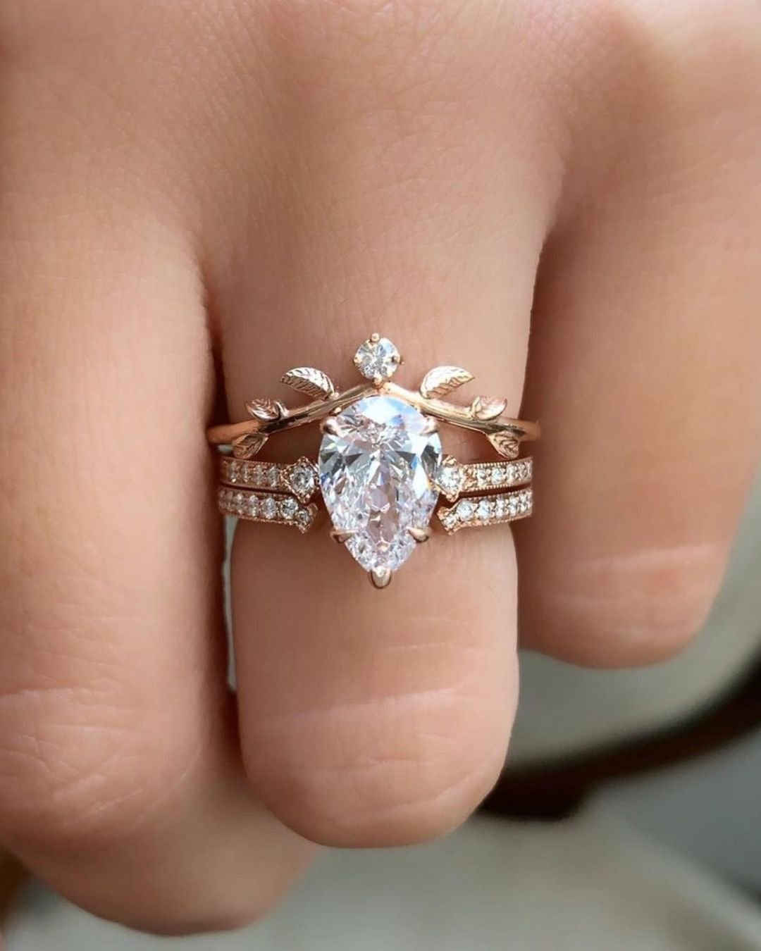 engagement rings for women pear shaped wedding rings1