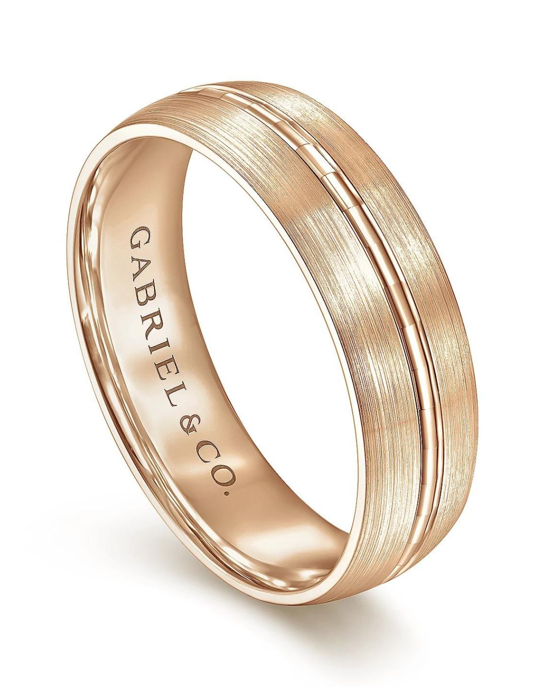 modern wedding rings men rose gold rings2