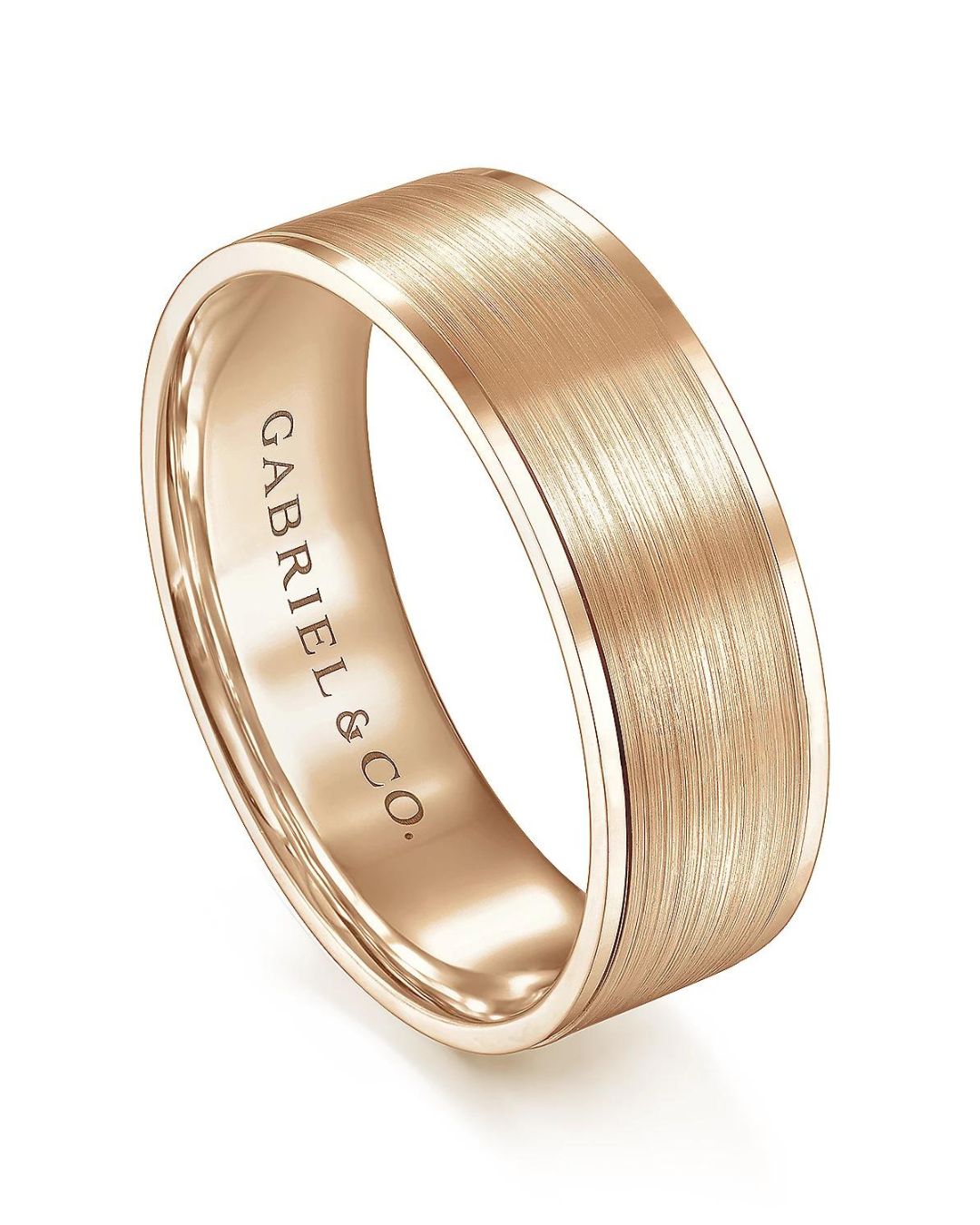 modern wedding rings men rose gold rings