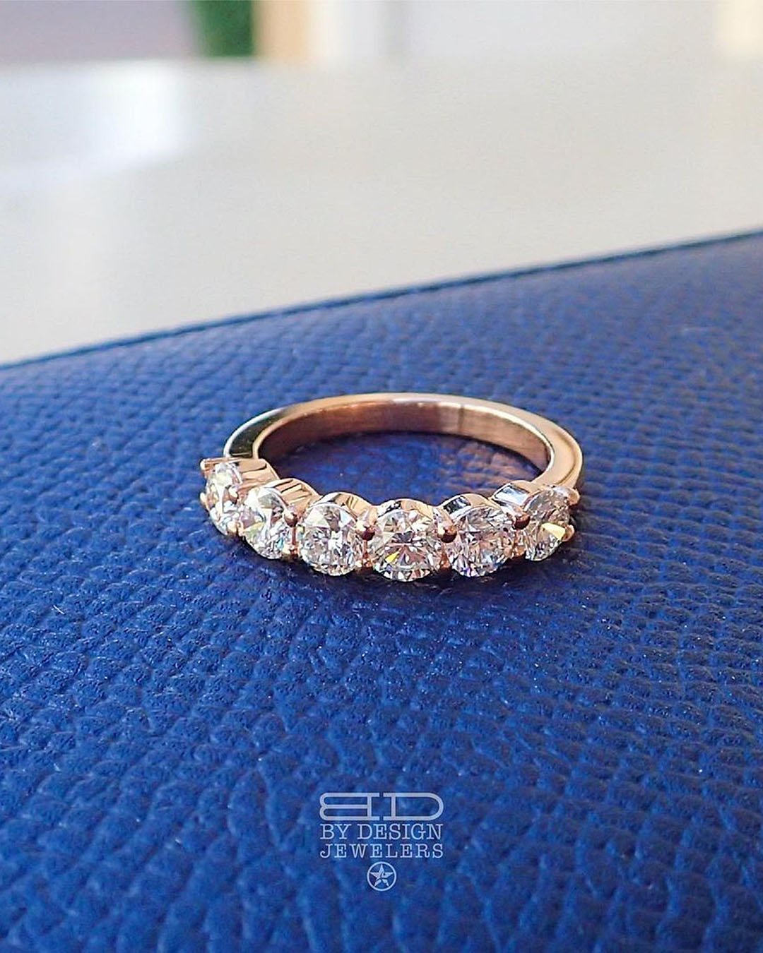 modern wedding rings rose gold wedding band diamond