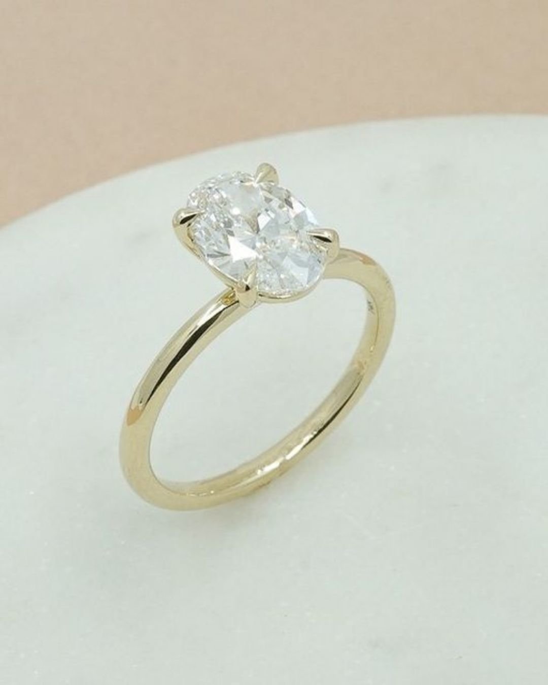 moissanite engagement rings oval cut rings1