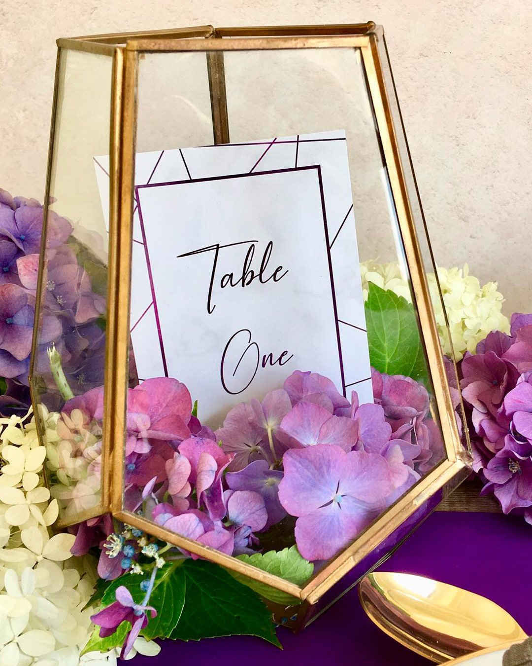 wedding decor trends table number