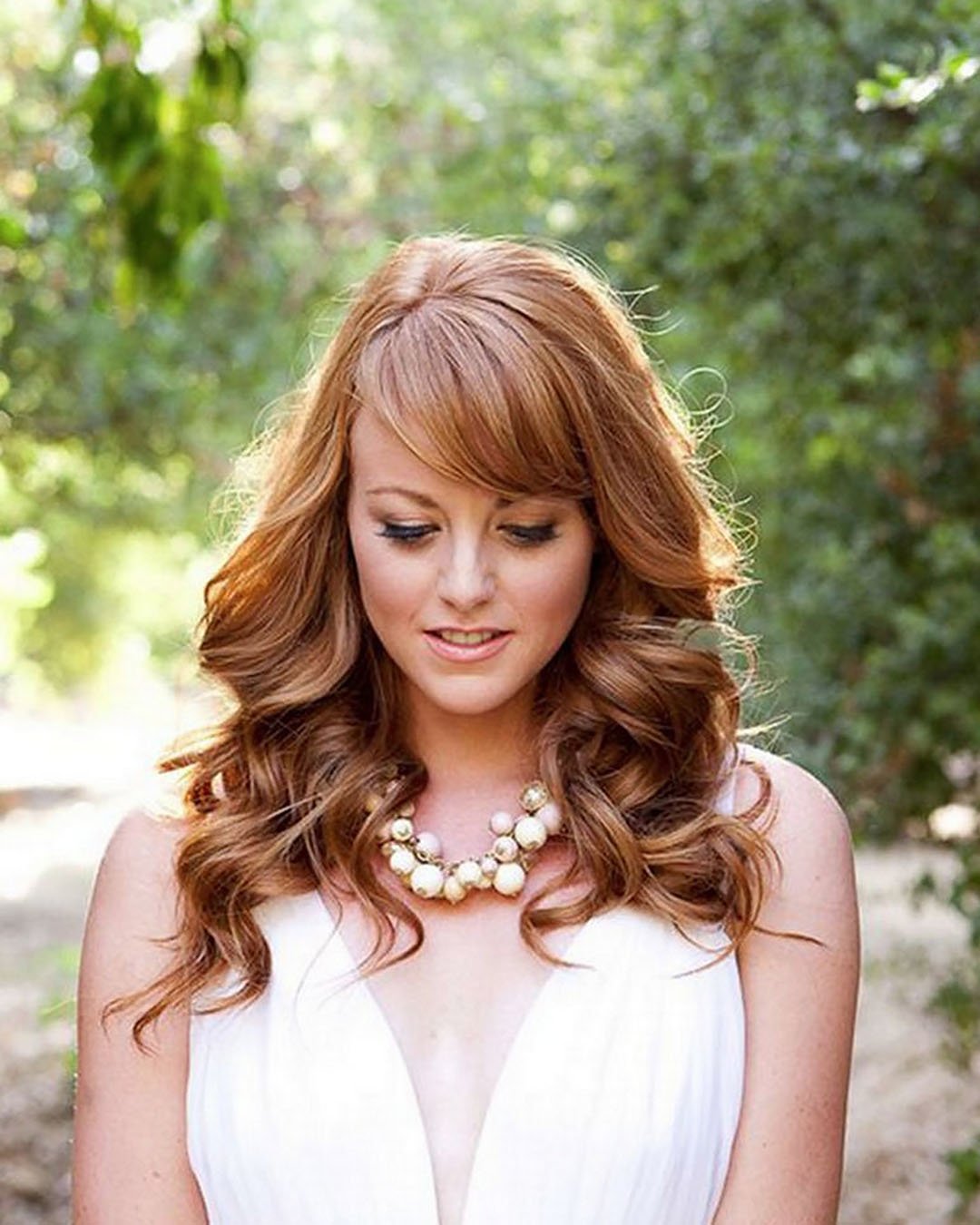 24 Charming Wedding Hairstyles With Bangs | Wedding Forward