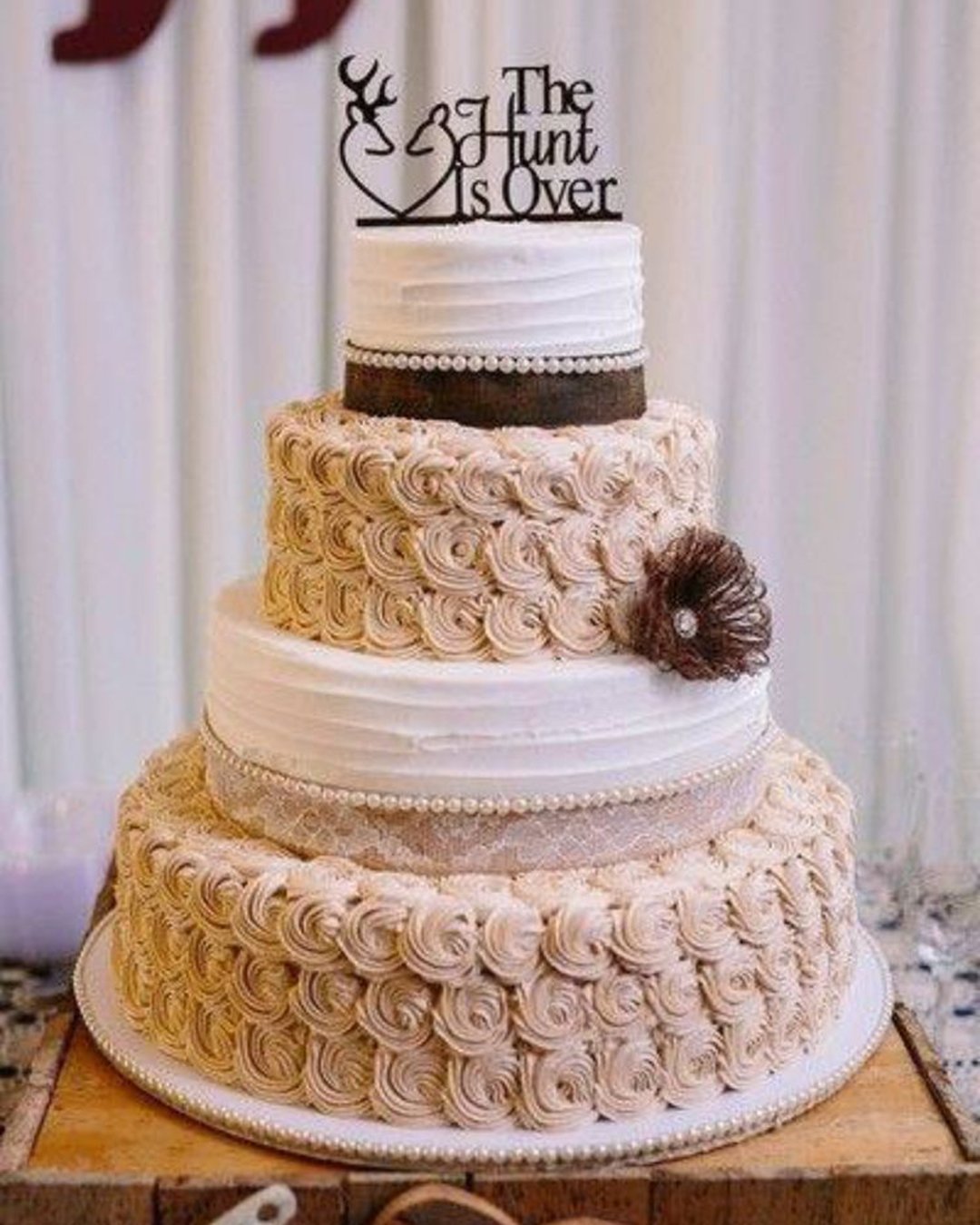 beautiful wedding cakes toppers buttercream lace lois elaine photography