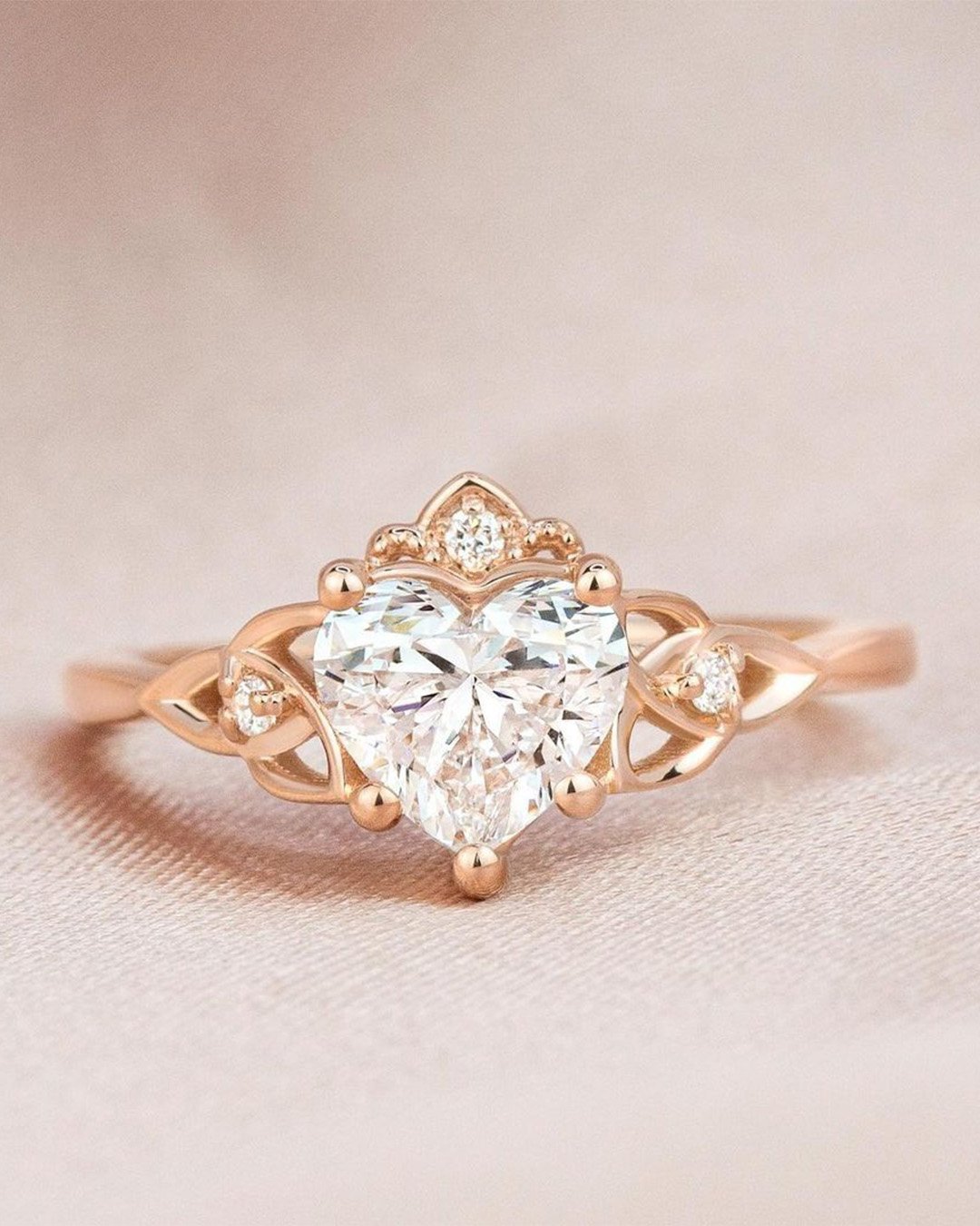 brilliant earth engagement ring modern ring rose gold