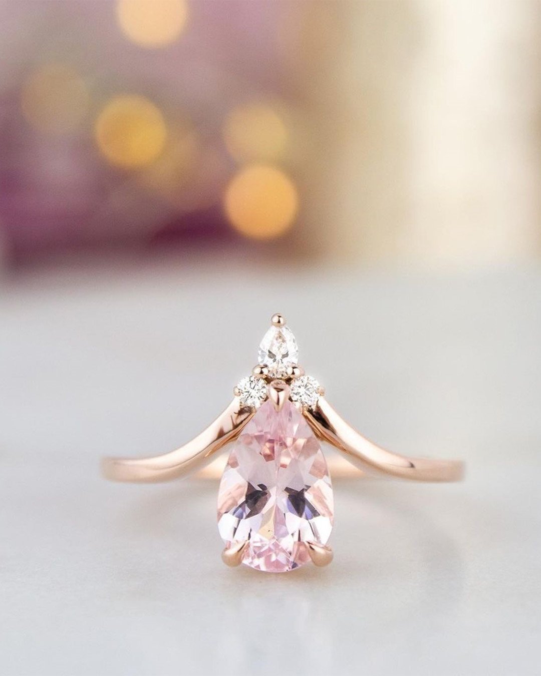 brilliant earth engagement ring pear shaped ring