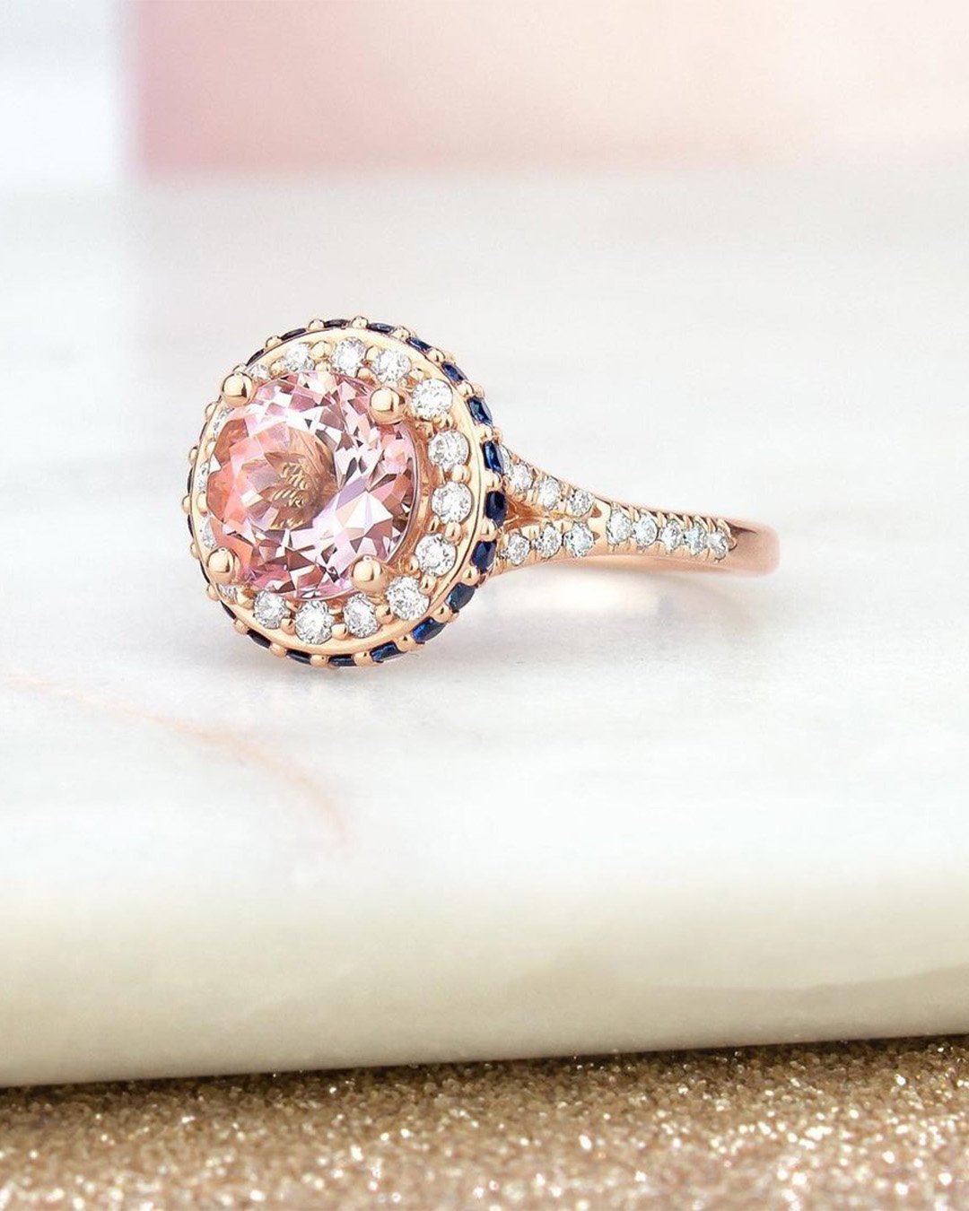 brilliant earth sapphire engagement rings pink sapphire