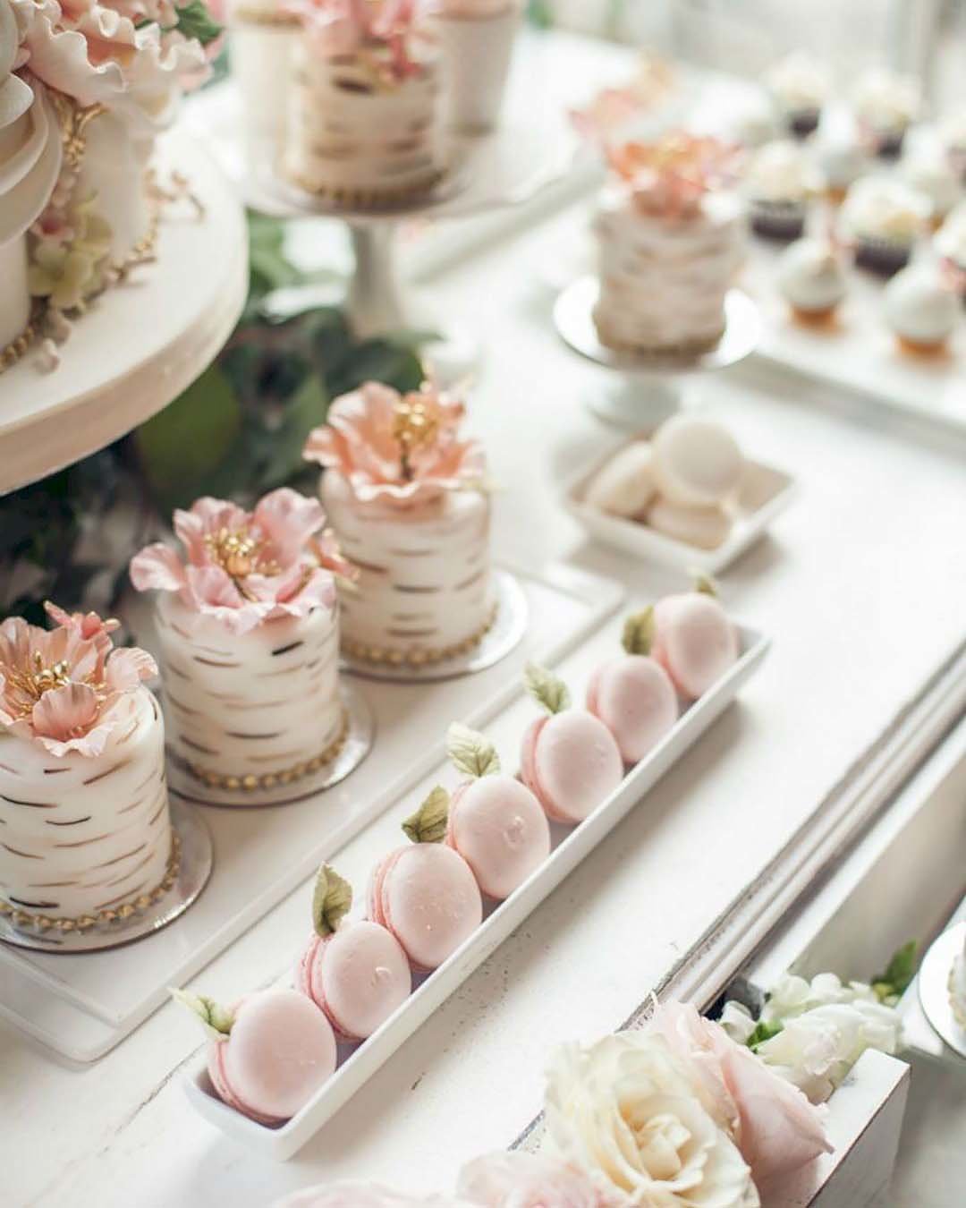 engagement party cakes small elehant pink agistudio