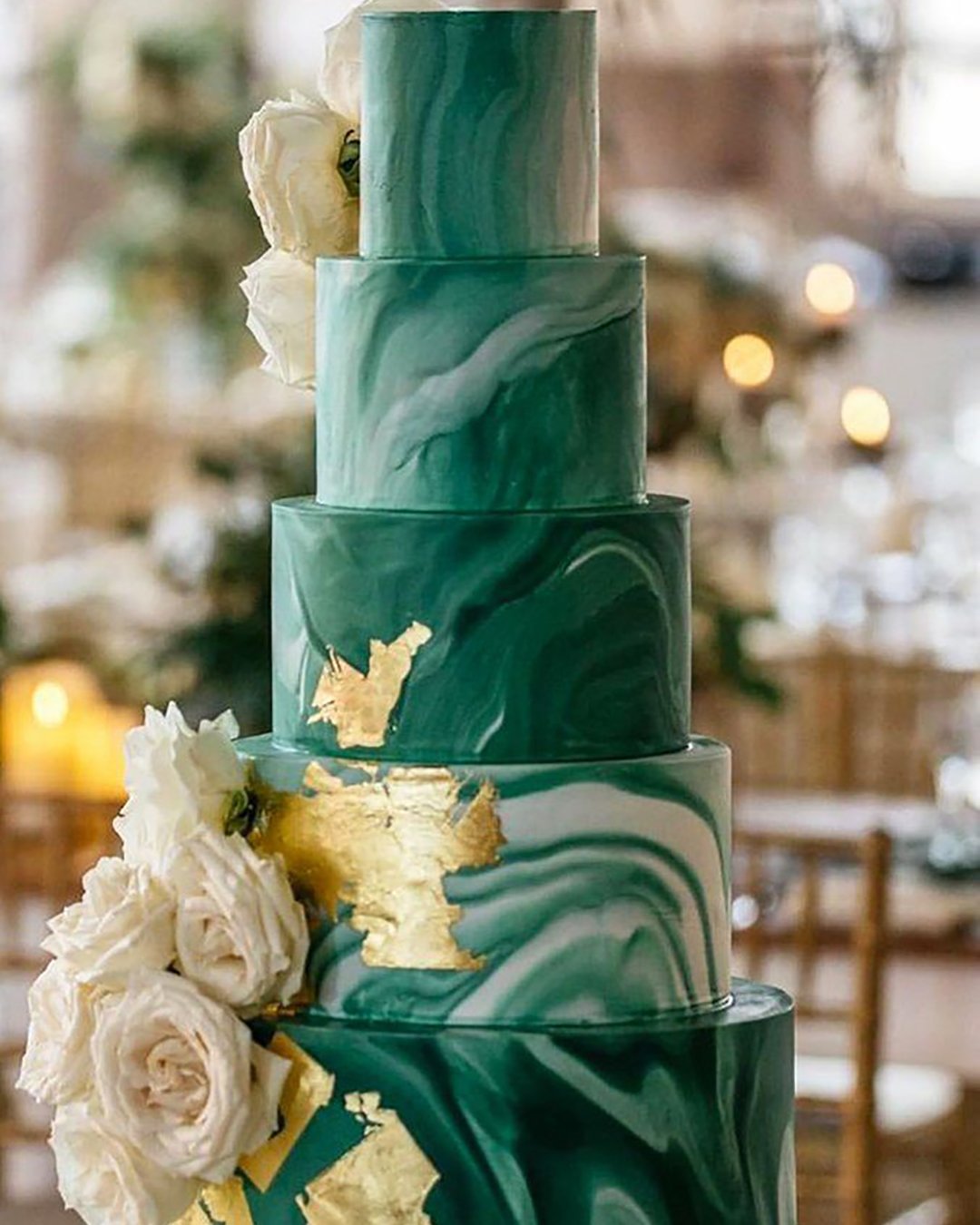 marble wedding cakes green cake with metallic absoluteevent