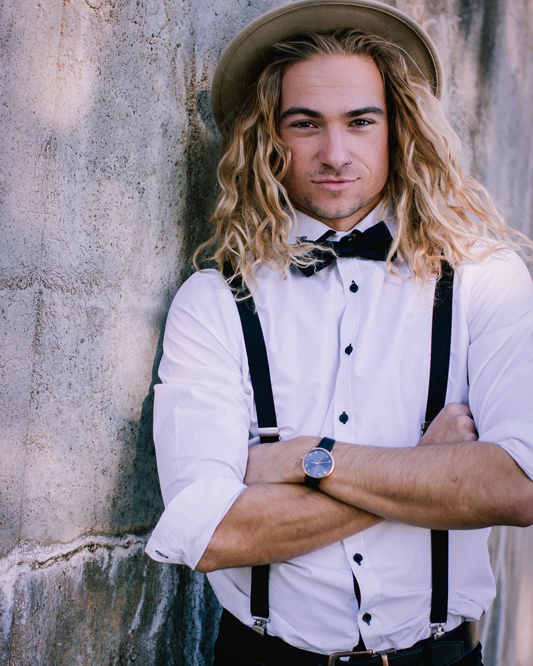 rustic groom attire suspenders with bow tie boho magicmomentsbymichele