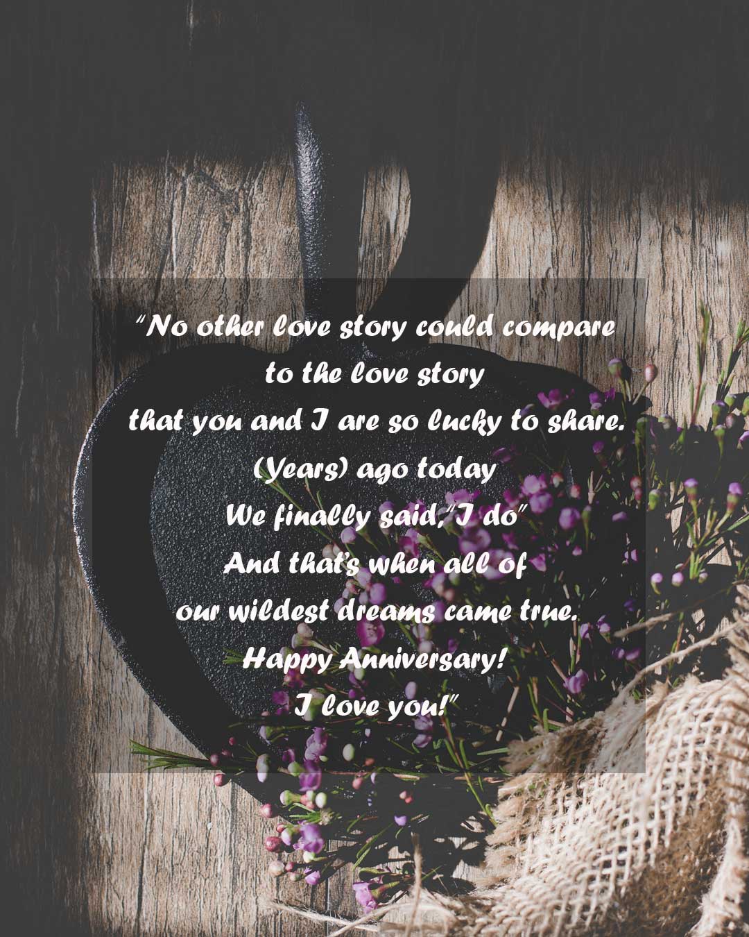 Marriage anniversary poems for wife