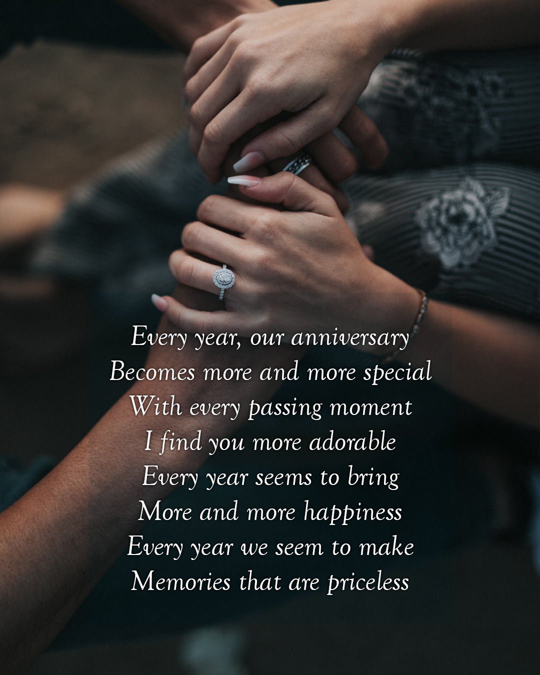 Marriage anniversary poems for wife
