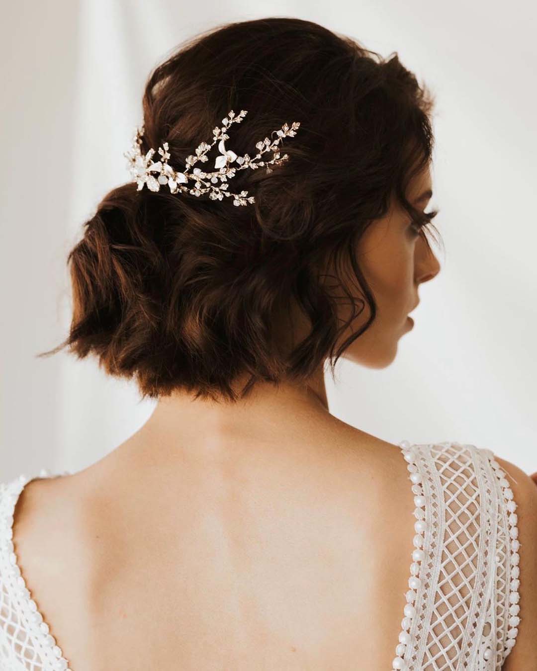 wedding hair accessories elegant hair pin on short hair polishedstylejustine