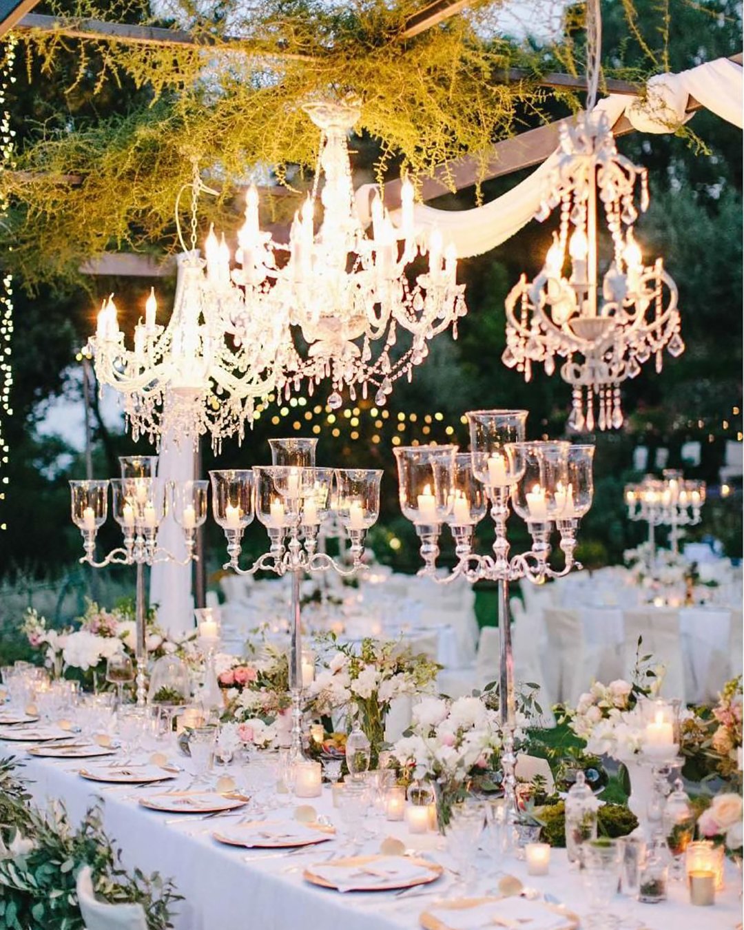 white wedding decoration ideas hanging candles magnoliarouge