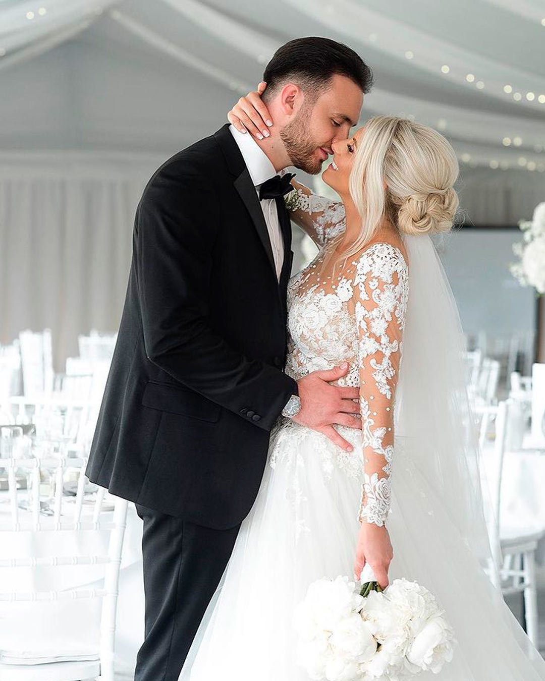 american wedding traditions vows bride groom kissing