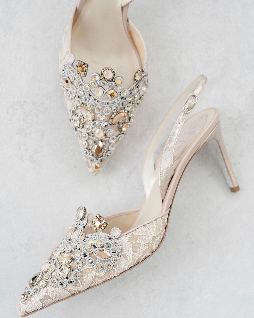 comfortable wedding shoes beaded jeweled with low heels truebride